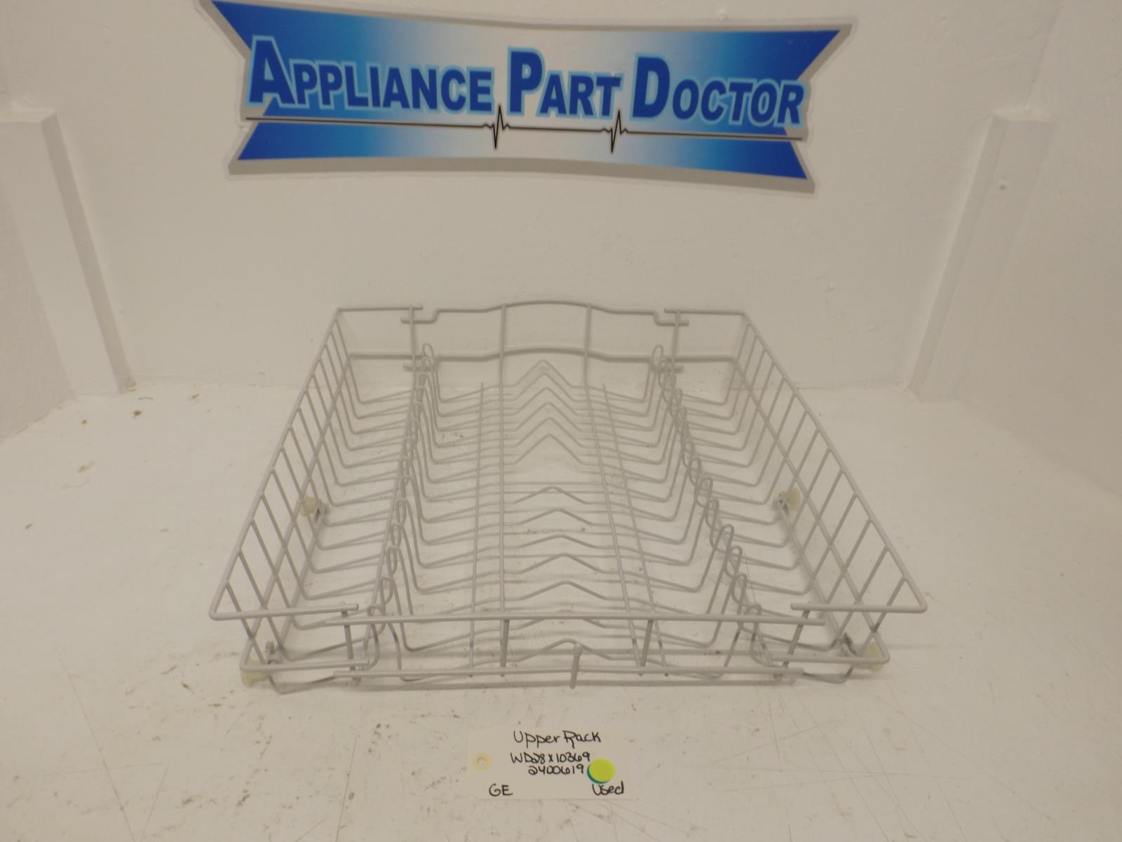 GE Dishwasher WD28X10369 2400619 Upper Rack Used GE Dishwasher WD28X10369 2400619 Upper Rack Used